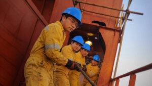 Filipino seafarers applying to Jebsen PTC, a manning agency in the Philippines